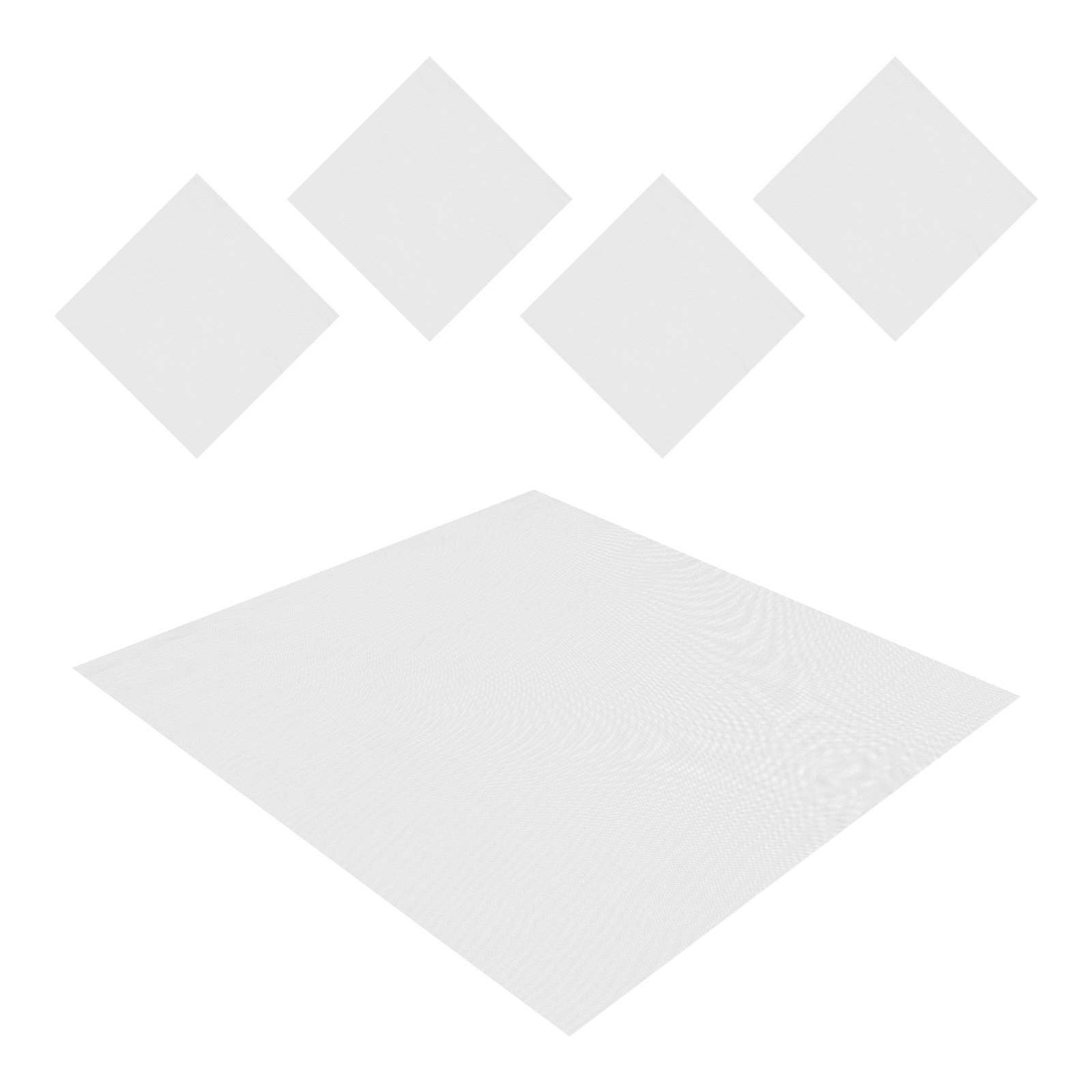 Felt Sheet Wool - 5Pcs Wet Felting Mesh Net Wool