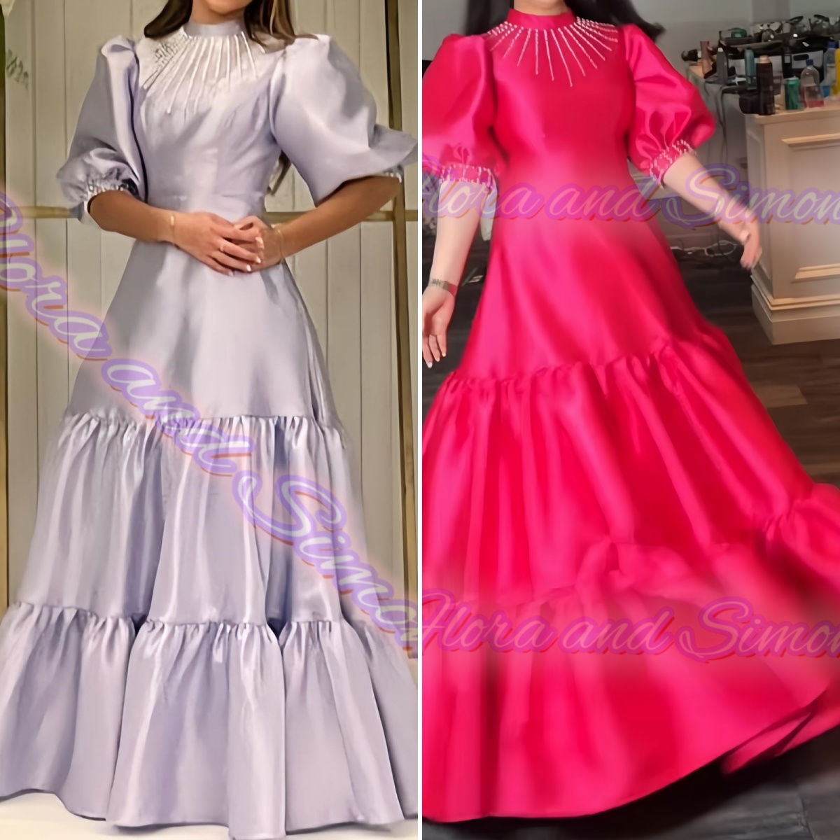 Embroidery Ribbon - Customized Beaded Decoration Flower Girl Dresses