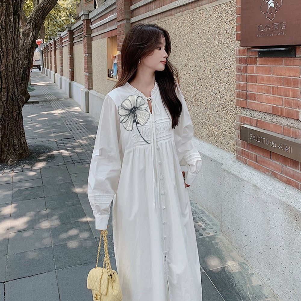 Embroidery On Black Shirt - Garment Embroidery Patch Embroidered Flower Applique