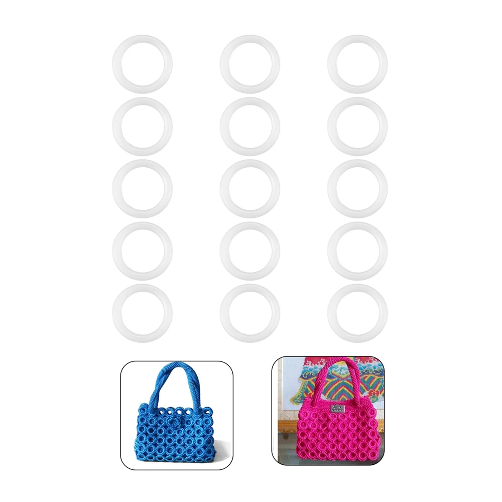 Embroidery Hoop Plastic - 5/15/20/30pcs Crochet Rings DIY Crochet Circle