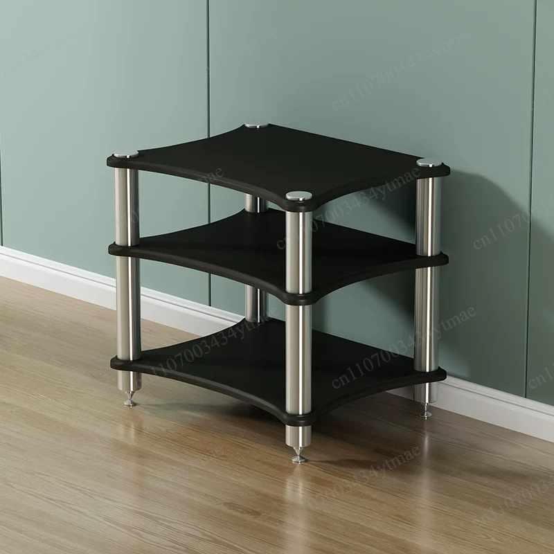 Frame Display Wood - Solid Wood Metal Frame Multilayer Storage