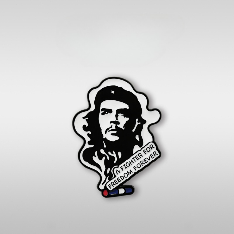 Embroidery Initials - New Inspirational English Che Guevara Brooch