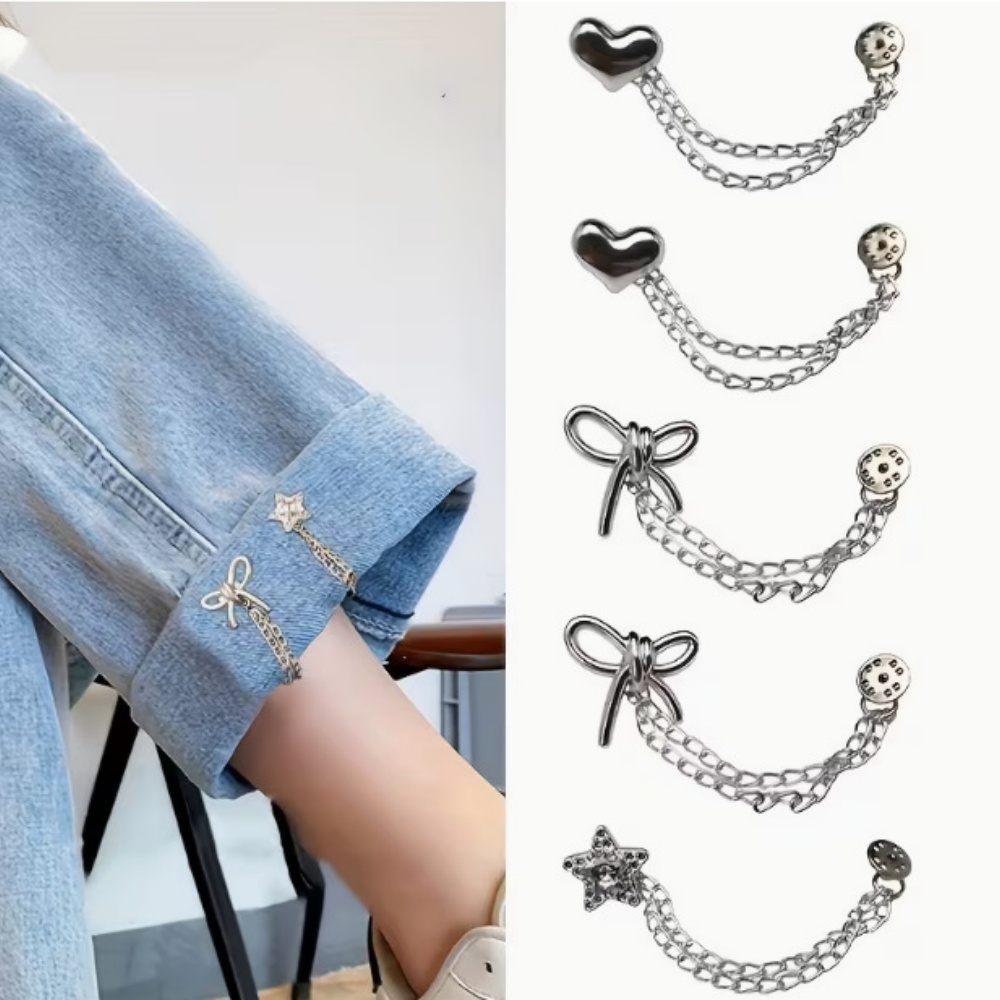 8 pieces of bow knot heart sta - Embroidery Knot 评论和价格