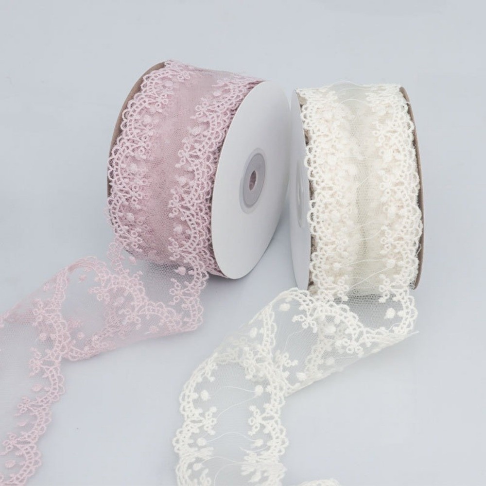 DIY Jacquard Hollow Lace Ribbo - Embroidery Ribbon 评论和价格
