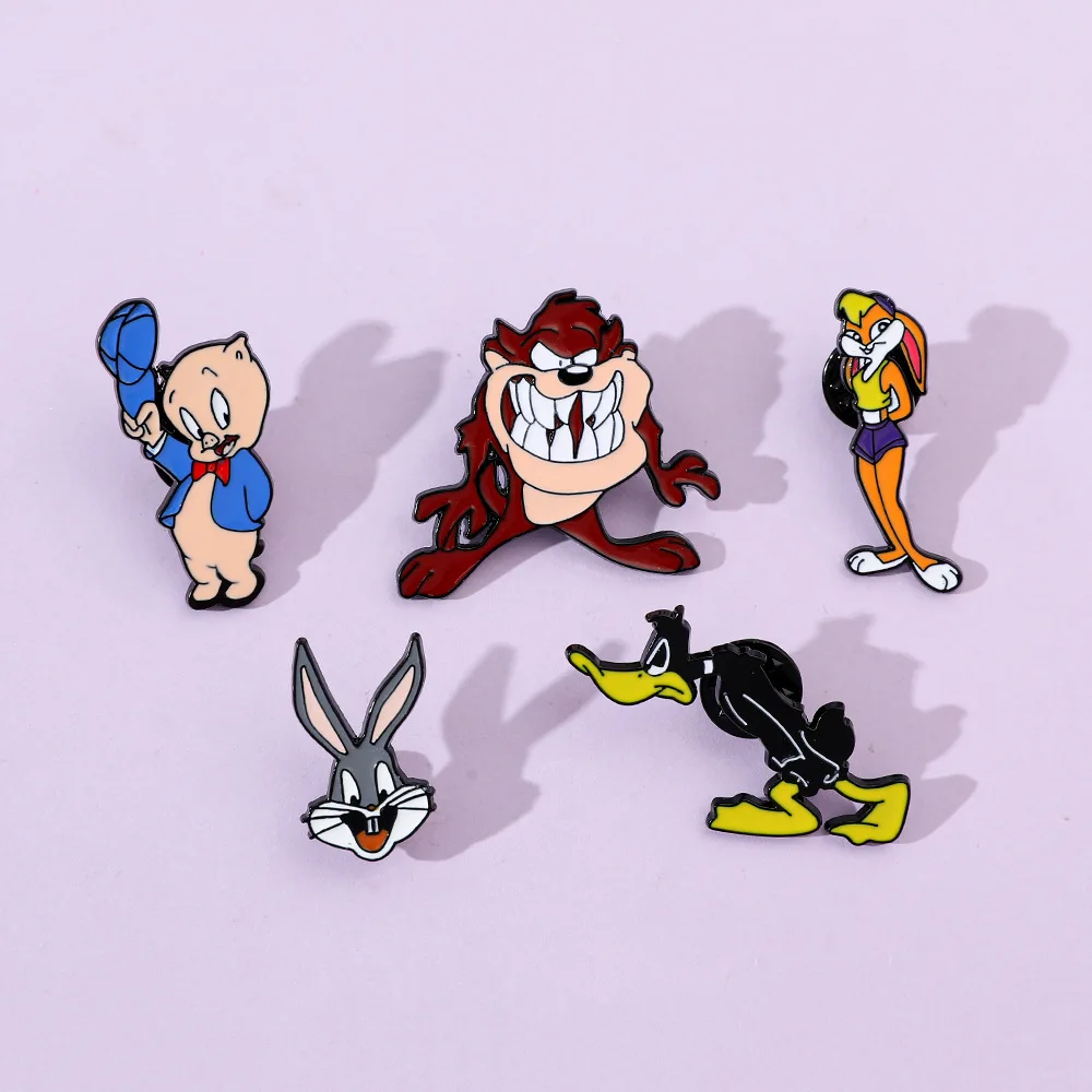 Set Rabbit Lapel Pins for Back - Embroidery Rabbit 评论和价格