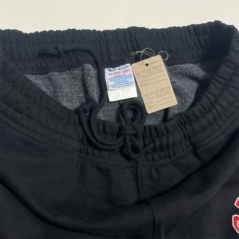 SAINT MICHAEL Black Pants Men  - Embroidery Logo 评论和价格