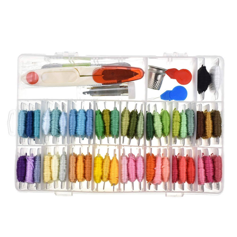 50 Assorted Embroidery Kit Sup - Embroidery Stitch 评论和价格