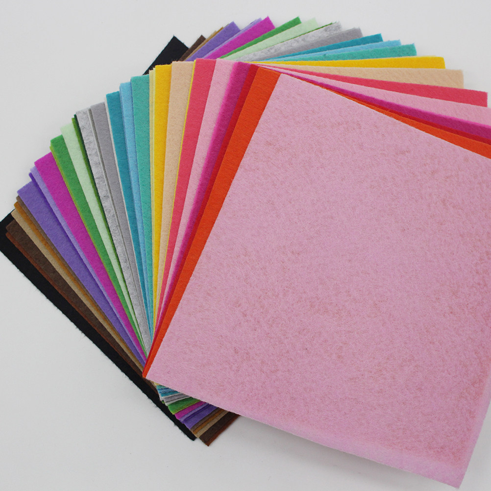 40Pcs Assorted Color Wool Felt - Felt Sheet Wool 评论和价格