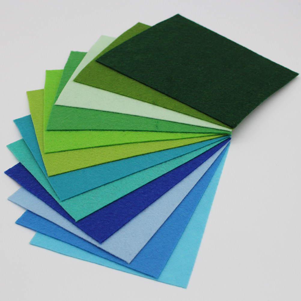 40Pcs Assorted Color Wool Felt - Felt Sheet Wool 评论和价格