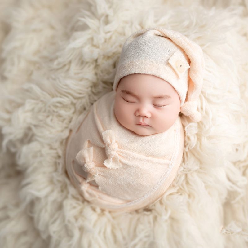 KLV 1Set Baby Soft Wrap Top Kn - Felt Sheet Wool 评论和价格