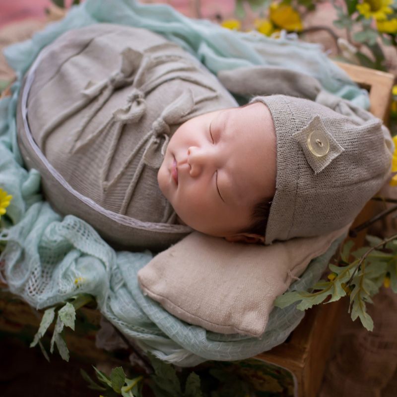 KLV 1Set Baby Soft Wrap Top Kn - Felt Sheet Wool 评论和价格