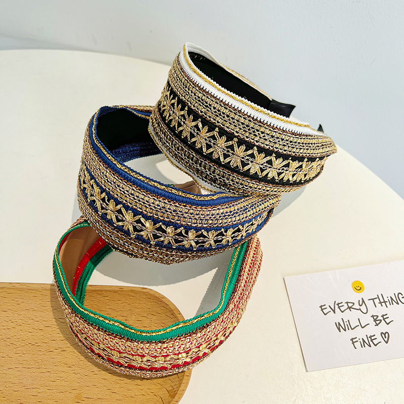 Women Girls Vintage Bohemian E - Embroidery Knot 评论和价格