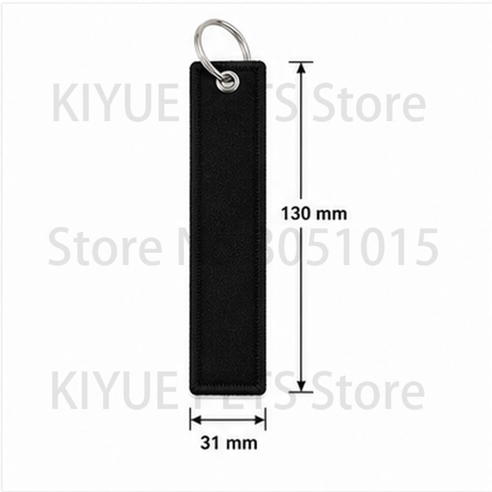 50PCS Blank Keychain Pendants  - Embroidery Logo 评论和价格
