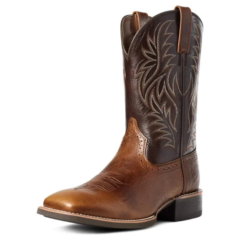 Men High Boots Embroidery Retr - Embroidery Stitch 评论和价格
