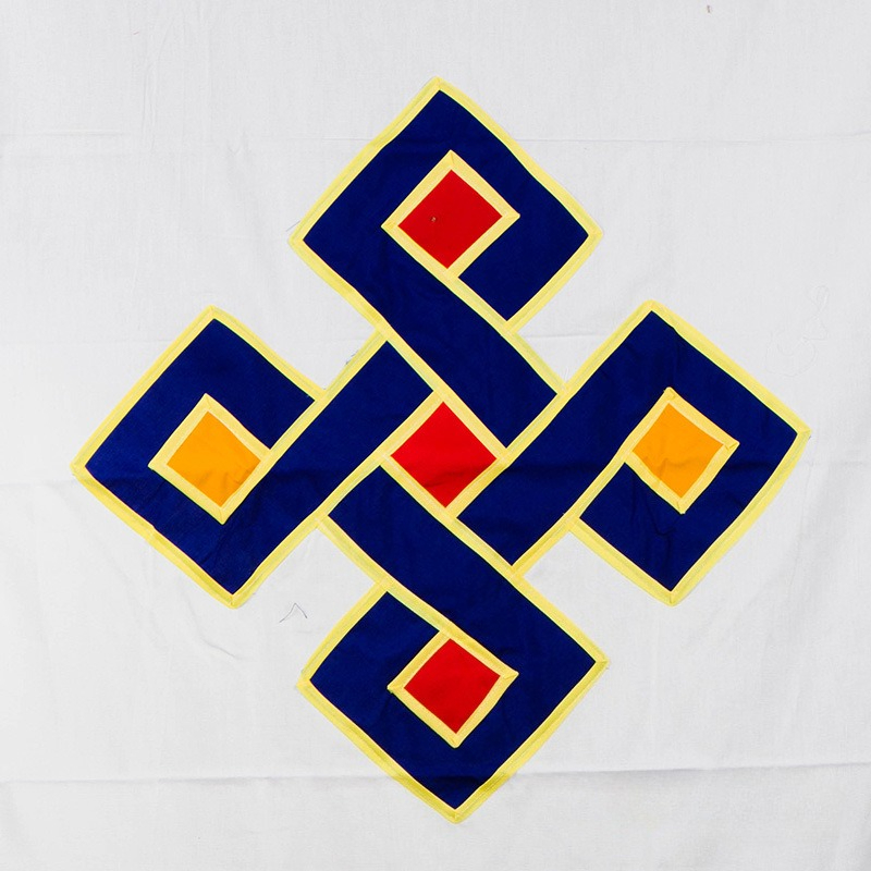 Tibetan Buddhist Door Curtain  - Embroidery Knot 评论和价格