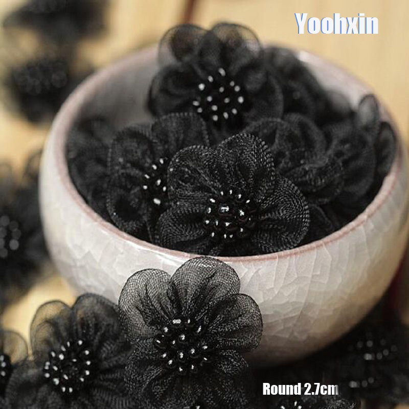 3pcs HOT 3D Black Flower Embro - Embroidery On Black Shirt 评论和价格