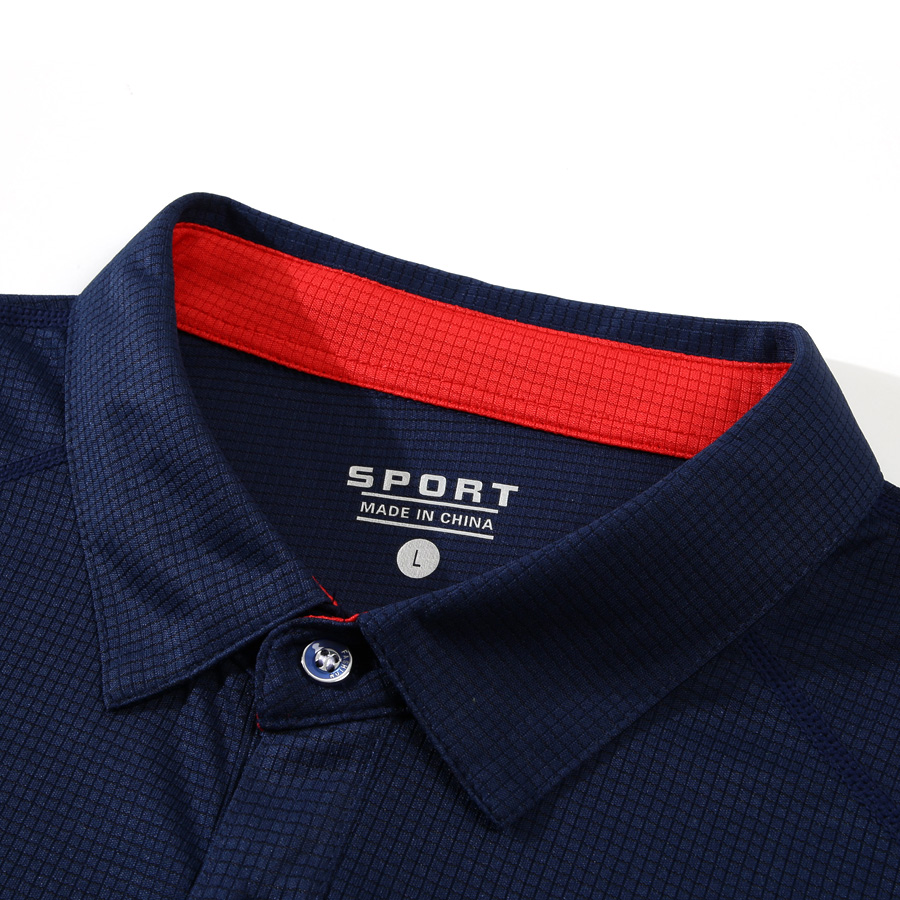Sports Long Sleeved Polo Colla - Embroidery Logo 评论和价格