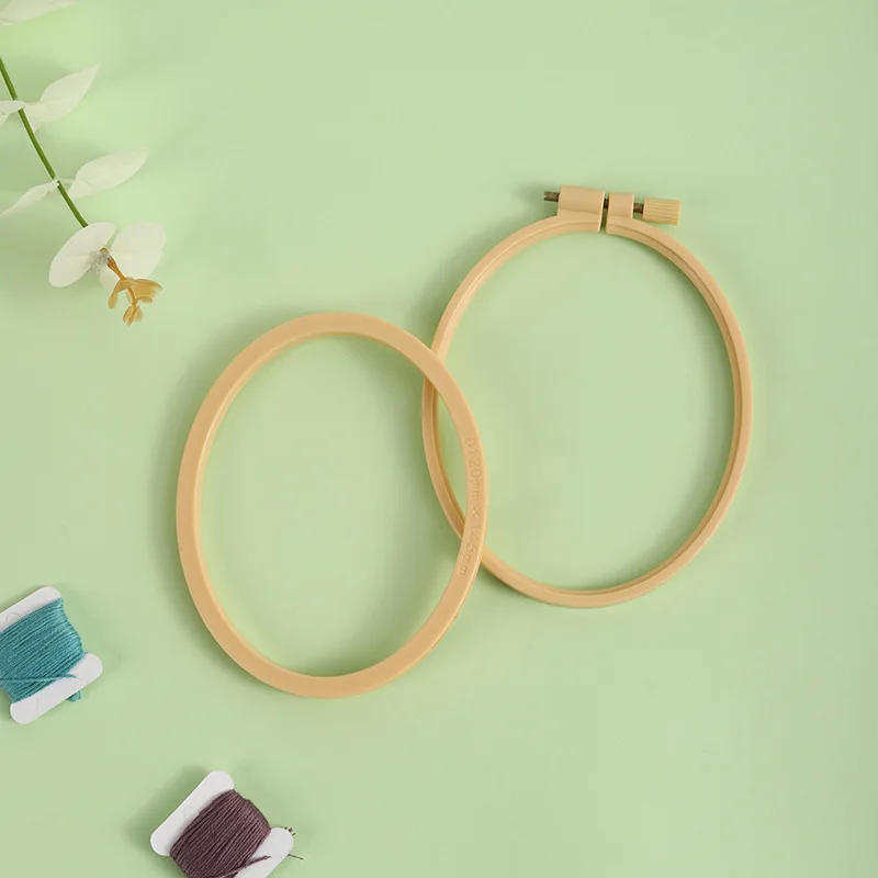 1Pcs DIY Needlecraft Cross Sti - Embroidery Hoop Plastic 评论和价格