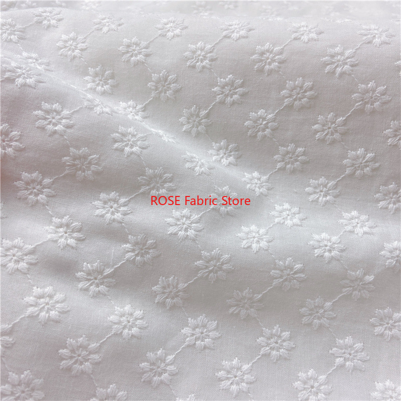 Cotton Embroidery Eyelet Fabri - Embroidery Eyelet 评论和价格