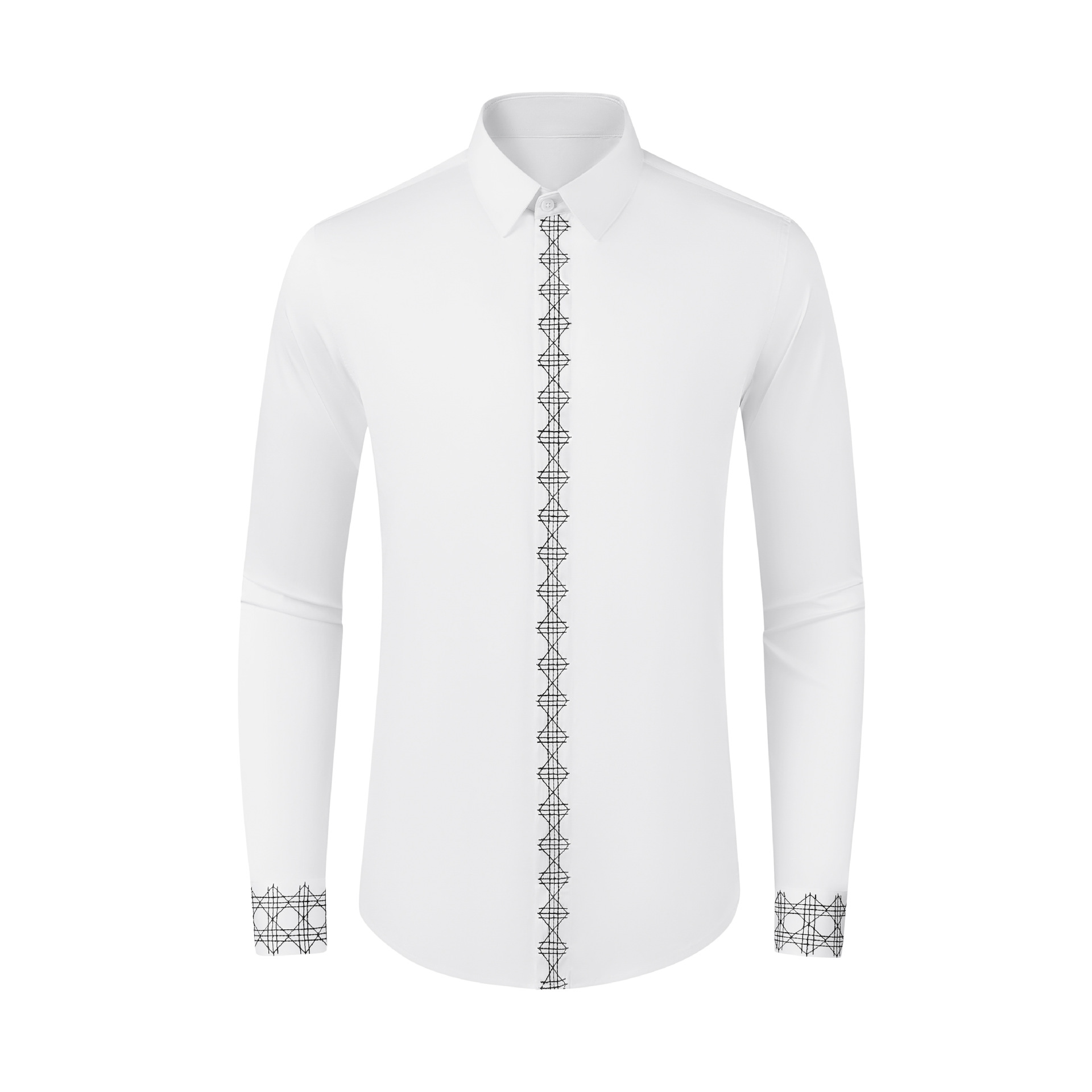 Autumn and Winter New Product: - Embroidery On Black Shirt 评论和价格