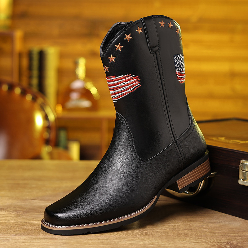 New Brand Men High Boots Embro - Embroidery Stitch 评论和价格