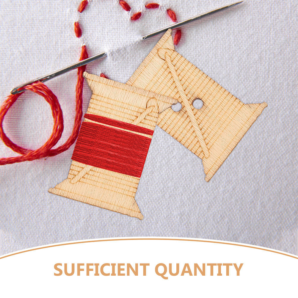 100Pcs Wooden Embroidery Floss - Embroidery Stitch 评论和价格