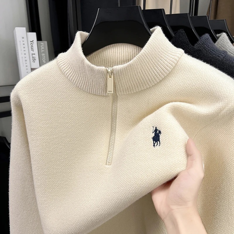 High end zipper stand up colla - Embroidery Logo 评论和价格