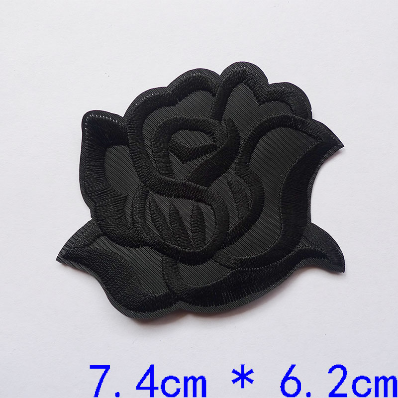 10 Pcs Black Butterfly Iron On - Embroidery On Black Shirt 评论和价格