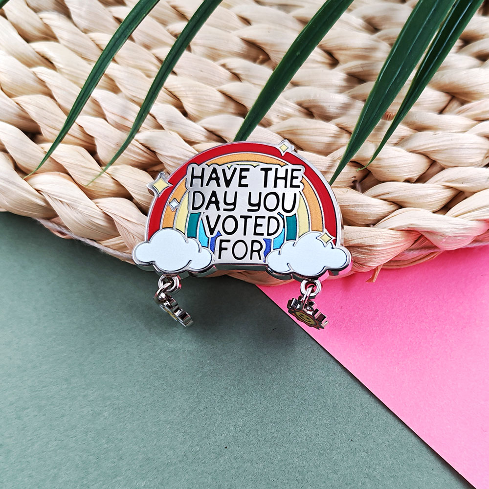 Have The Day You Voted for Bro - Embroidery Initials 评论和价格