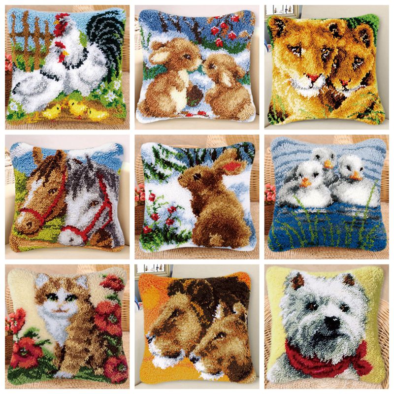 Rabbit Horse Latch Hook Kits S - Embroidery Knot 评论和价格