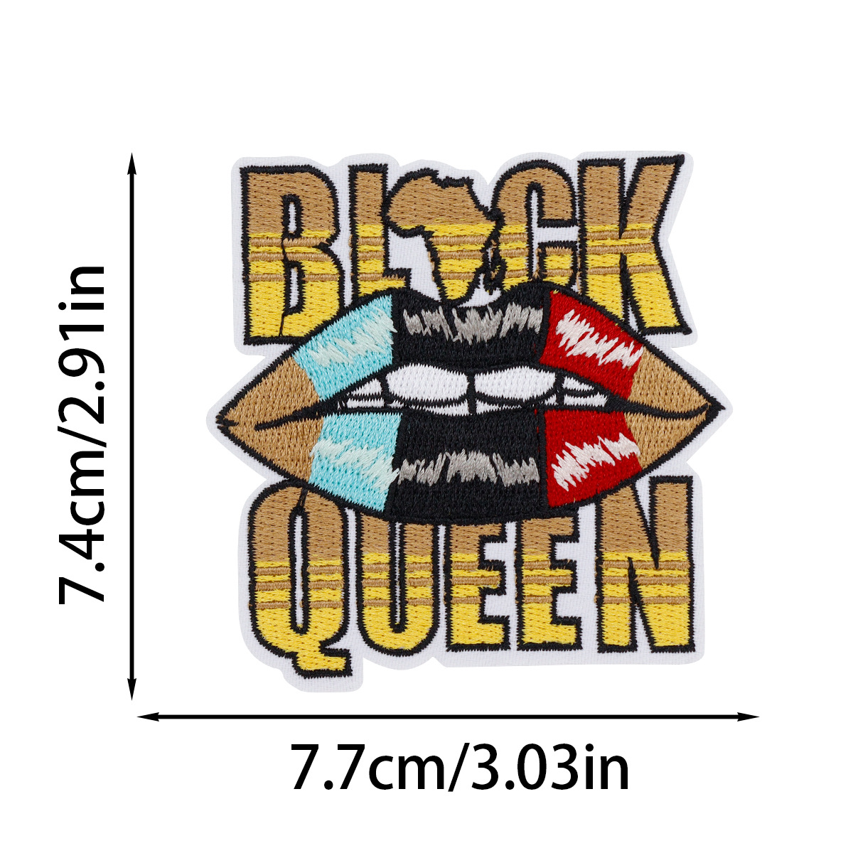 Cartoon Fashion Black Girl Wom - Embroidery On Black Shirt 评论和价格