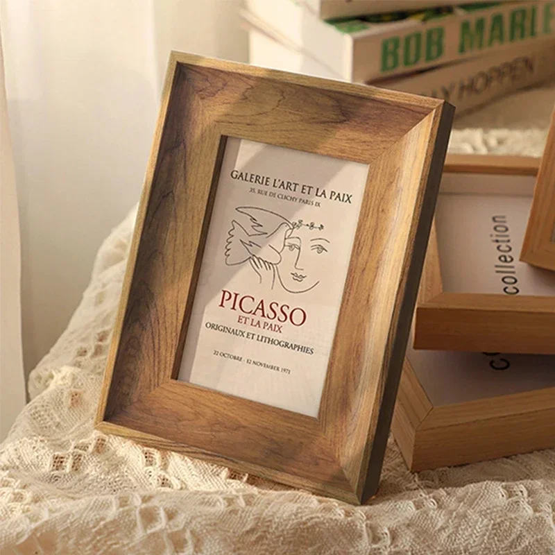 Wooden Photo Frame 5/6/7/8/10  - Frame Display Wood 评论和价格