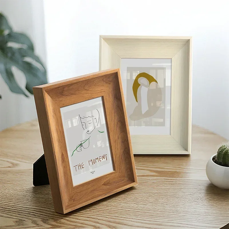 Wooden Photo Frame 5/6/7/8/10  - Frame Display Wood 评论和价格