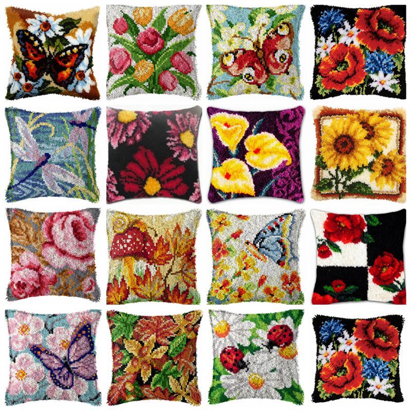 Flowers Plant Latch Hook Kit K - Embroidery Knot 评论和价格