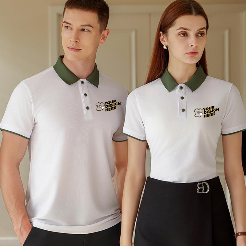 Color Block Polo Shirt - Free  - Embroidery Logo 评论和价格