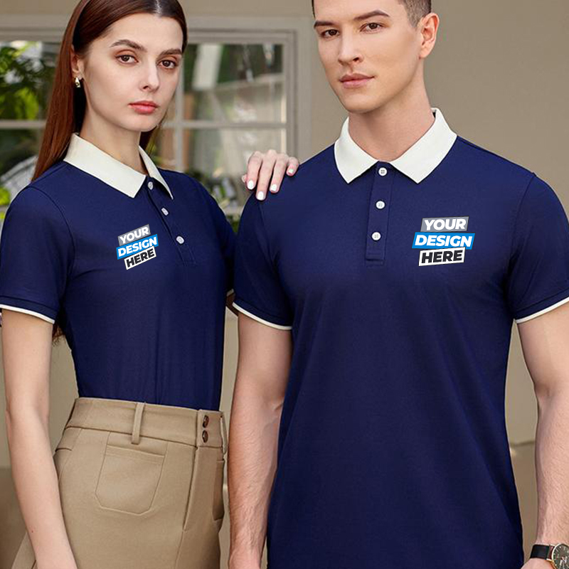 Color Block Polo Shirt - Free  - Embroidery Logo 评论和价格