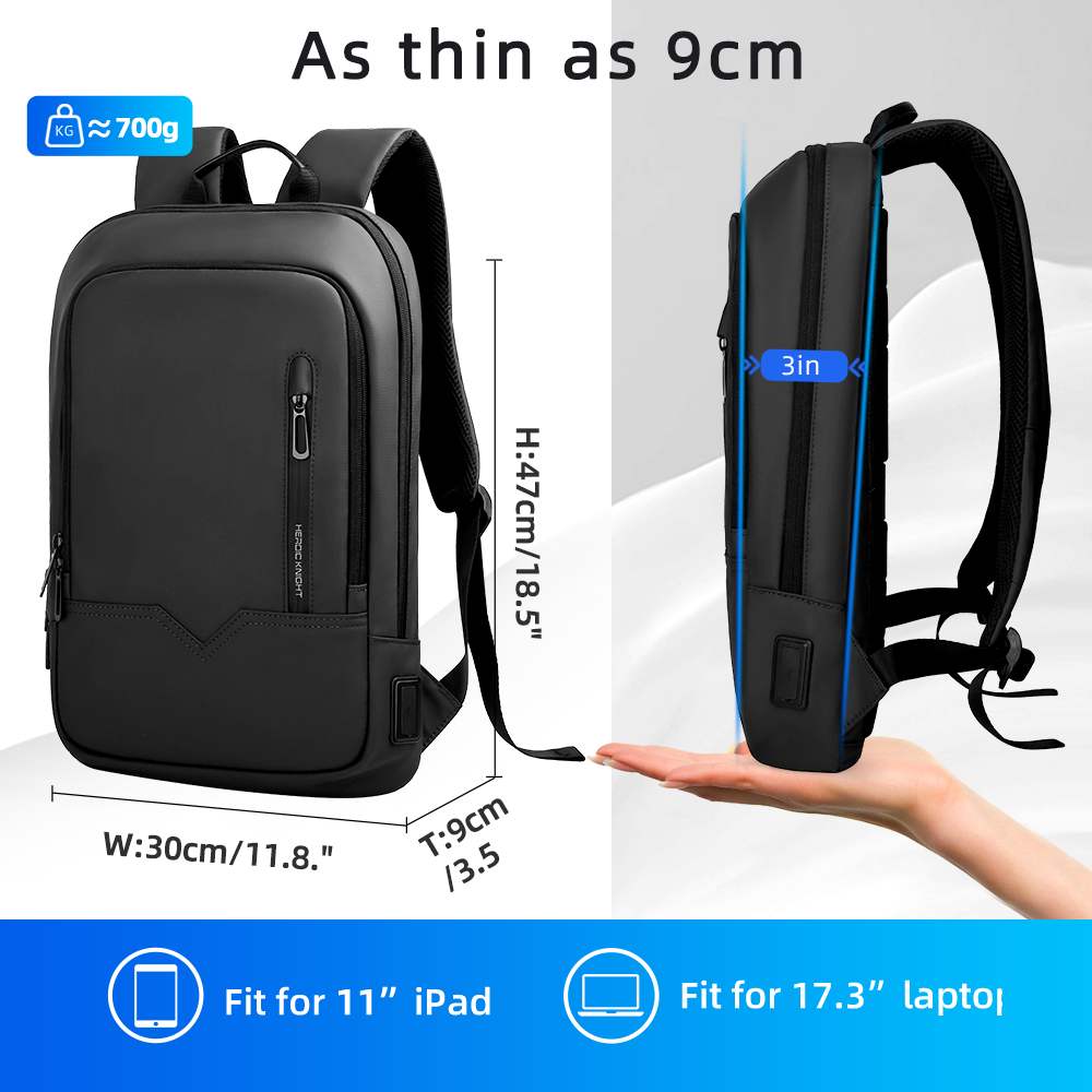 HK Slim Business Backpack for  - Embroidery Service 评论和价格