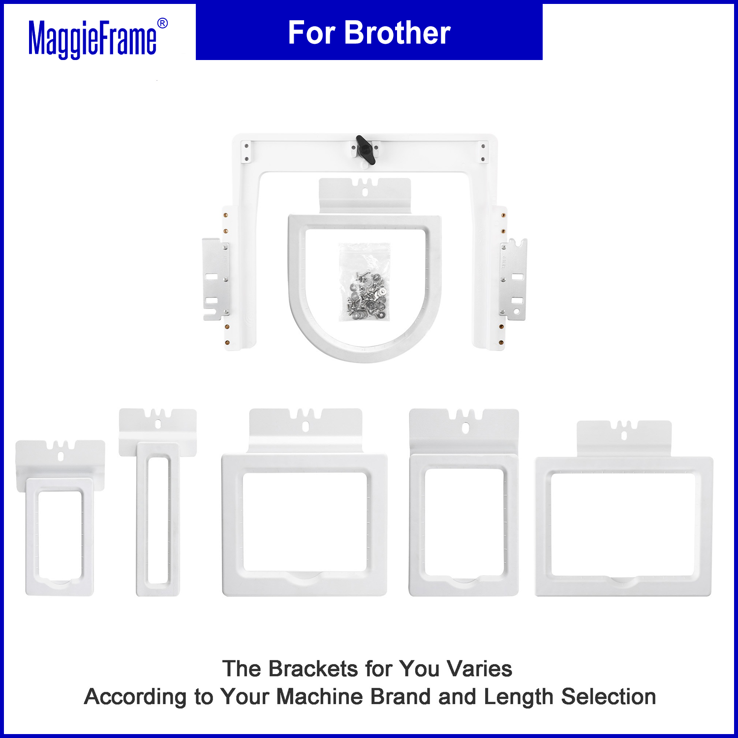 6in1 Fast Frame Kit Magnetic H - Embroidery Hoop Plastic 评论和价格