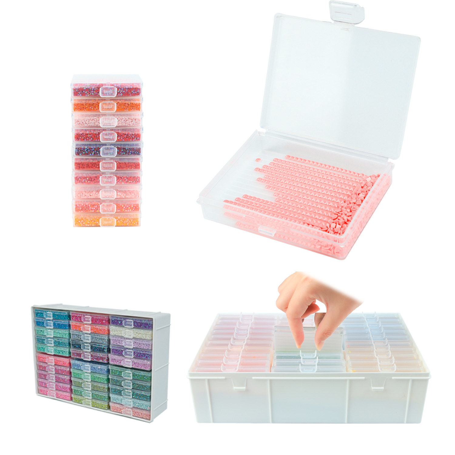 Diamond Painting Art Trays Set - Embroidery Service 评论和价格
