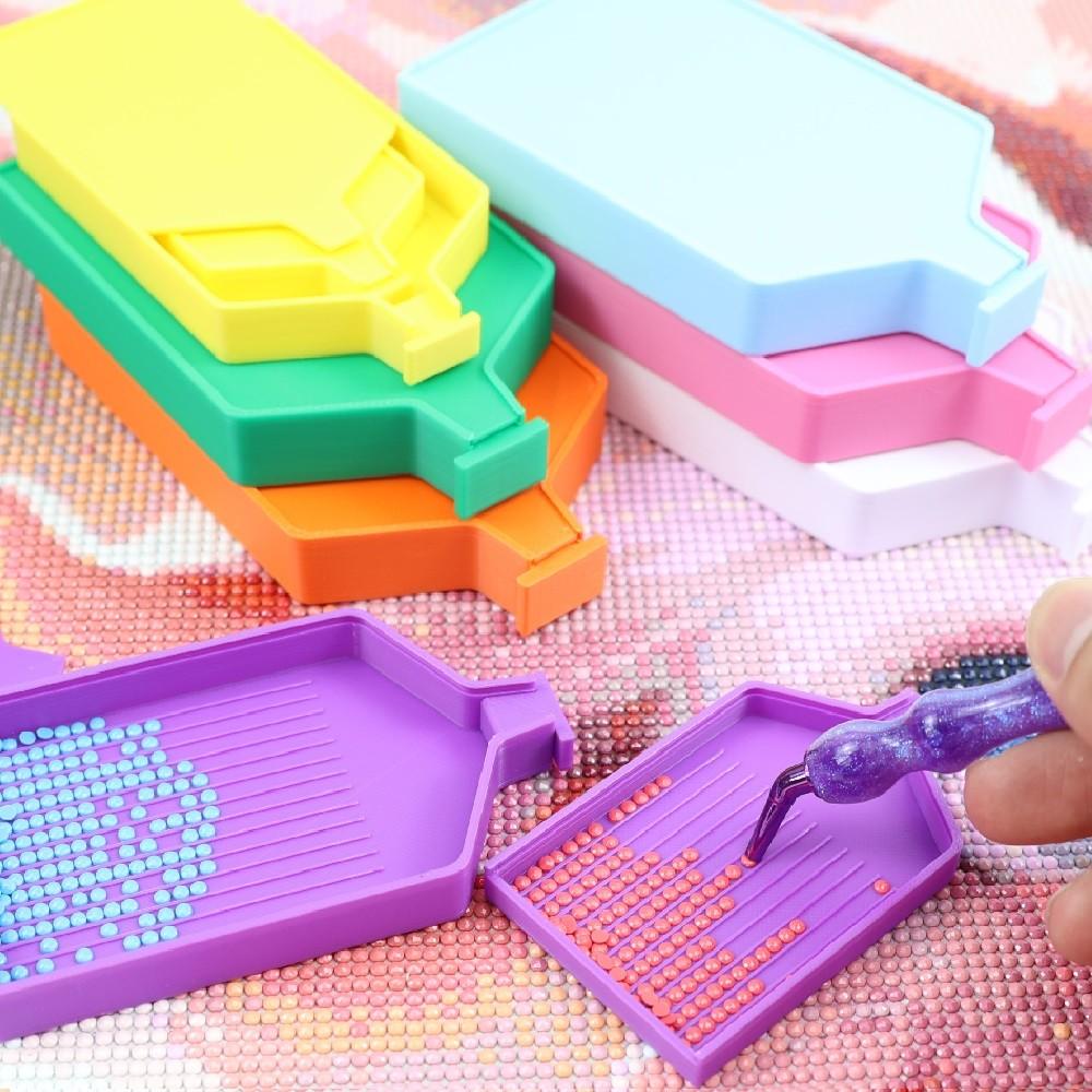 DIY 3Pcs Diamond Painting Tray - Embroidery Details 评论和价格