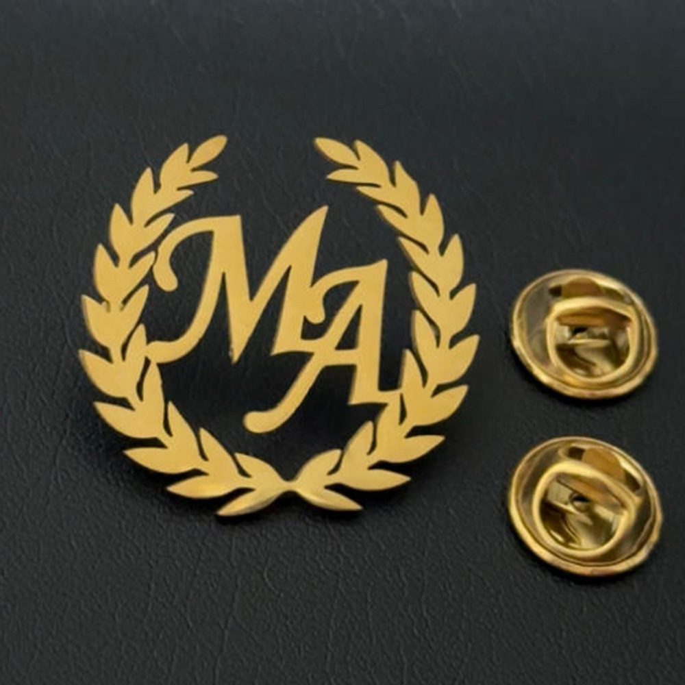 Customized brooch, olive flowe - Embroidery Initials 评论和价格