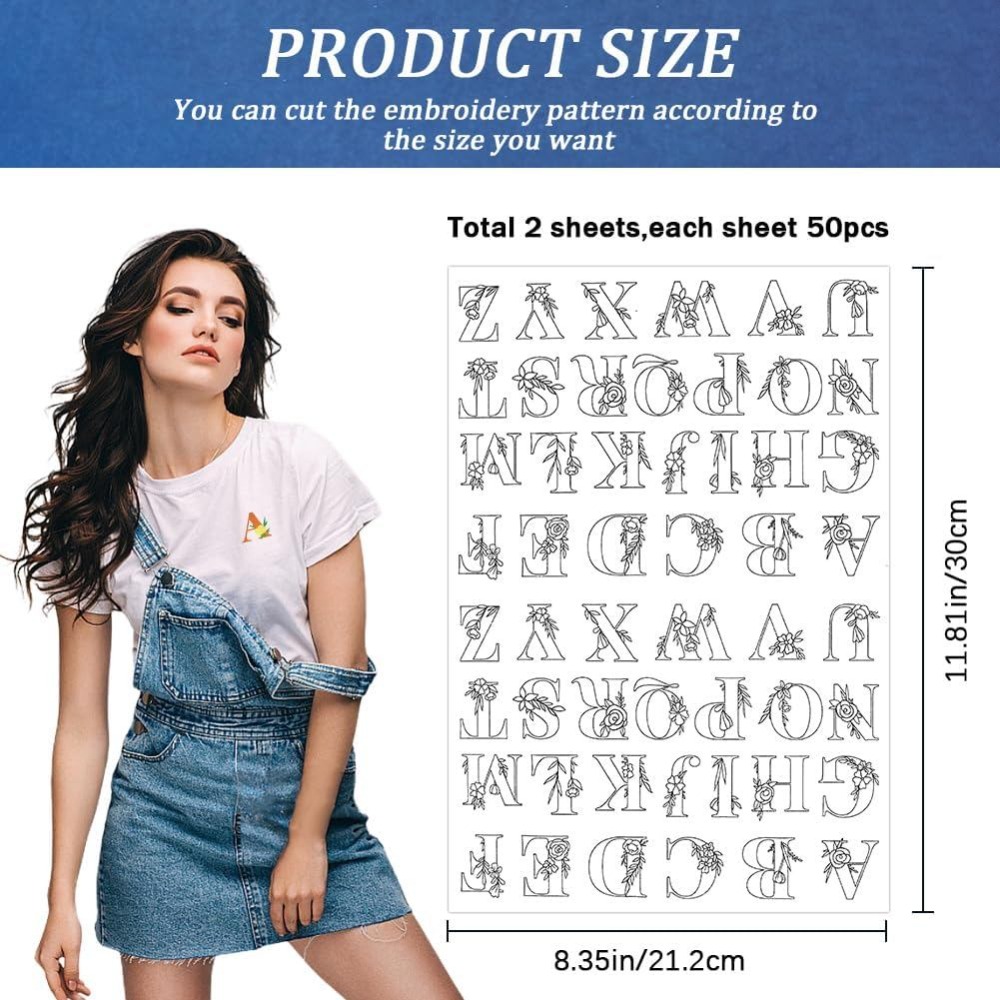 104Pcs Letter Embroidery Trans - Embroidery Initials 评论和价格