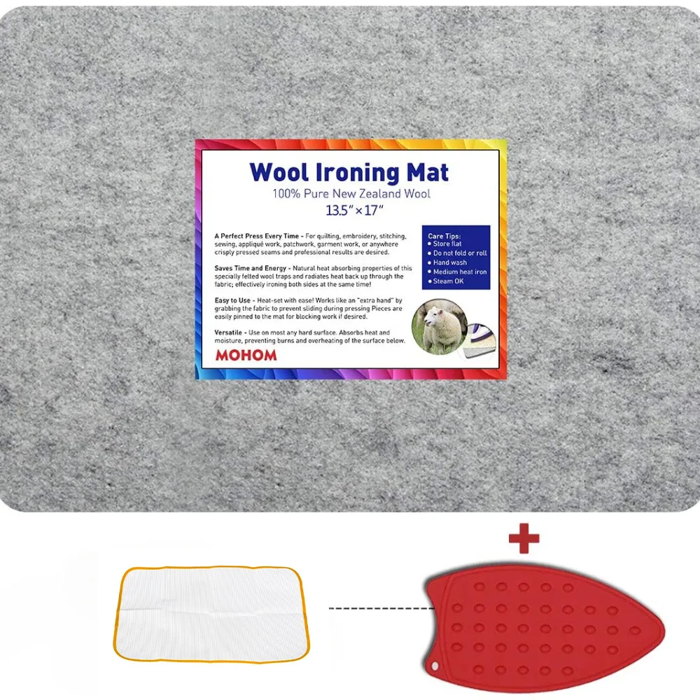 13.5×17 Inch Wool Ironing Mat  - Felt Sheet Wool 评论和价格