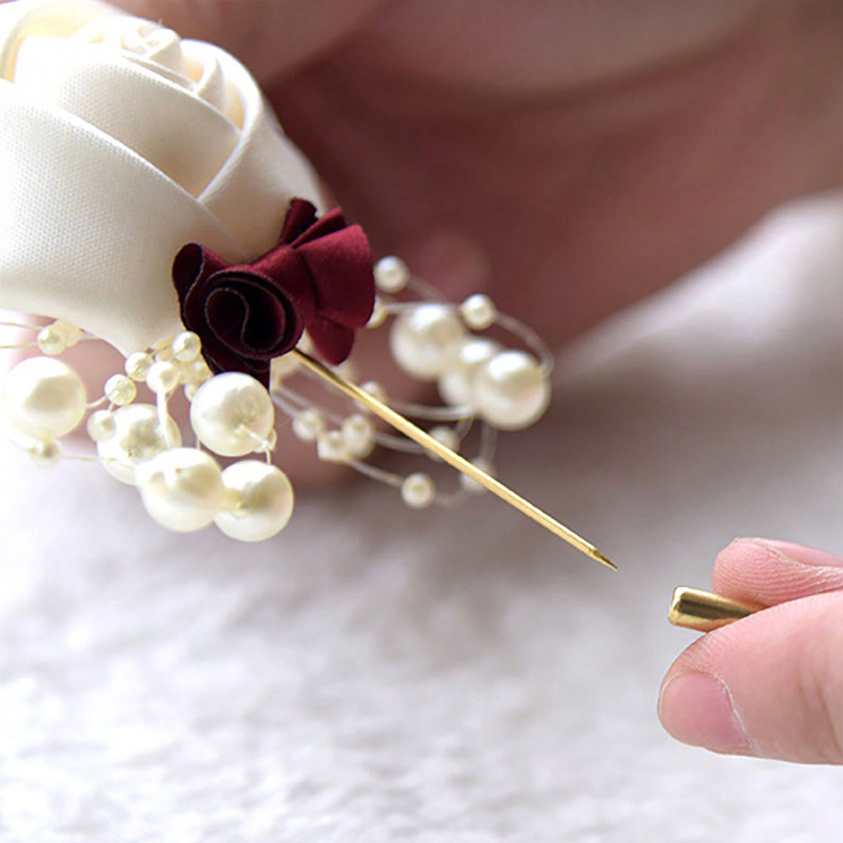 1 Piece Wedding Groom Men's Ro - Embroidery Knot 评论和价格