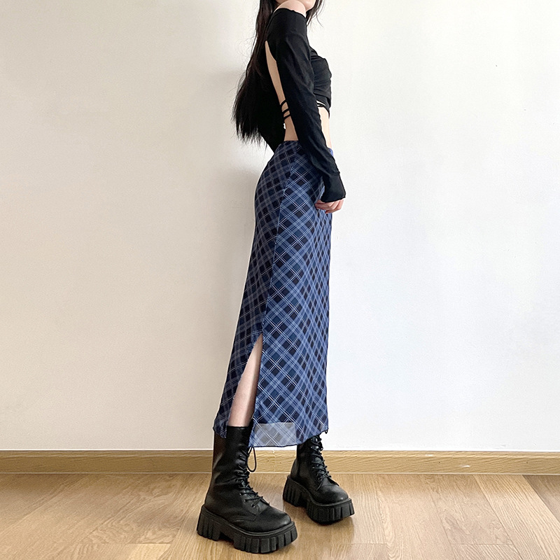 Women Spring Autumn Plaid Prin - Felt Sheet Wool 评论和价格