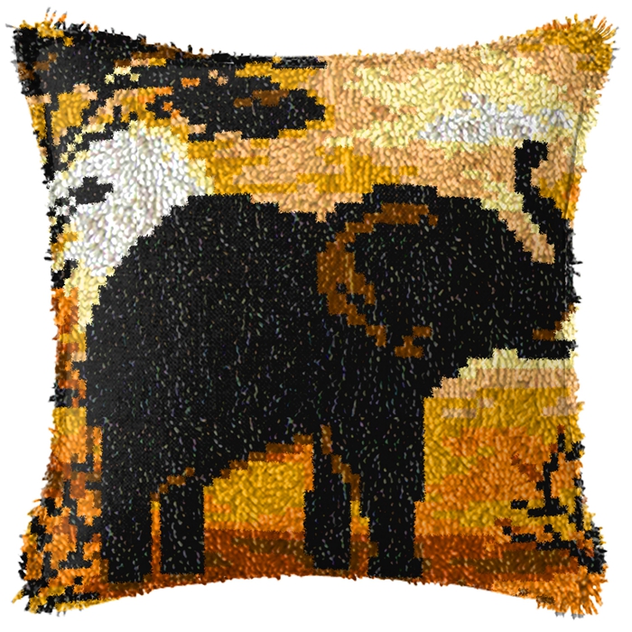 Elephant Horse Animal Latch Ho - Embroidery Knot 评论和价格