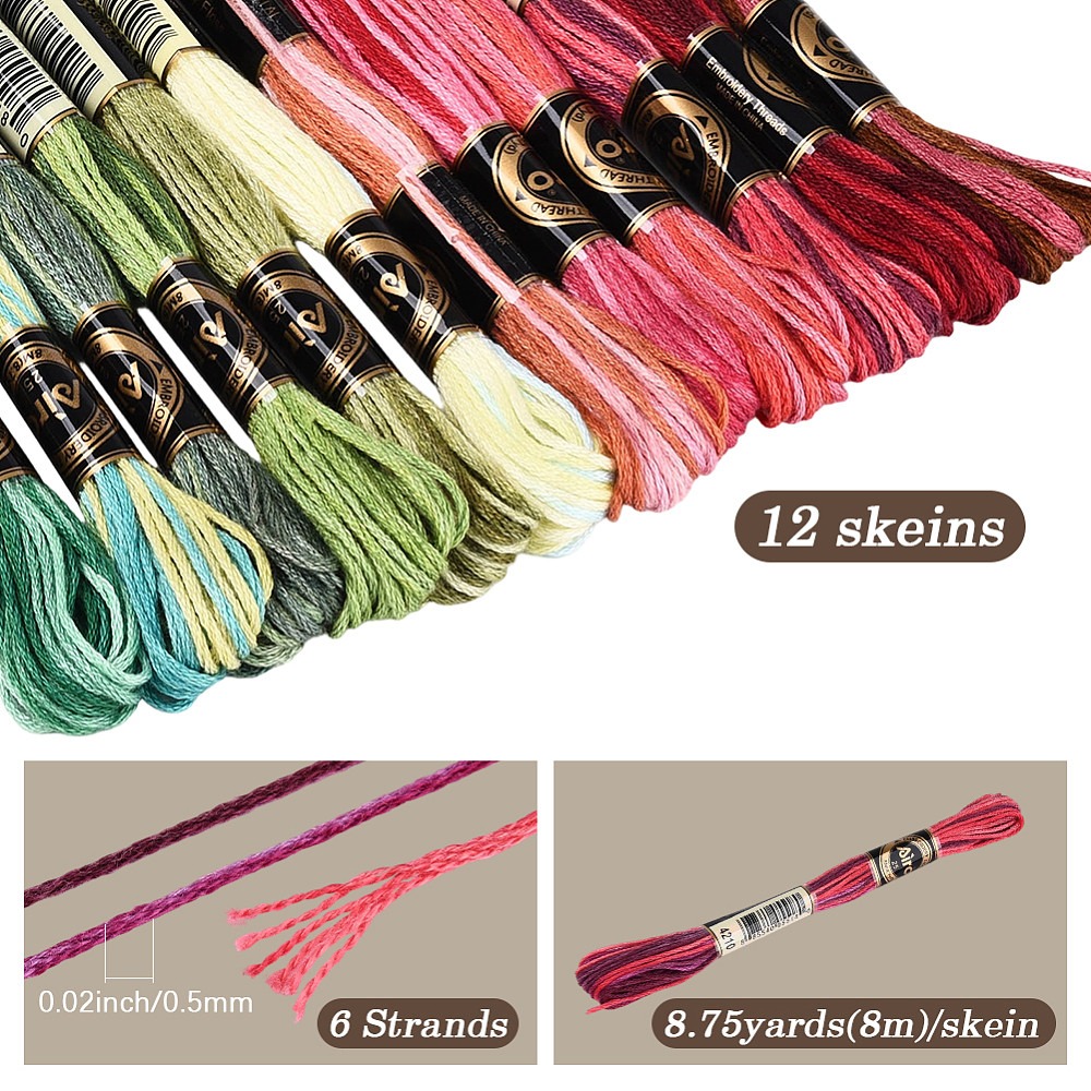105 Yards Stitch Floss Embroid - Embroidery Stitch 评论和价格
