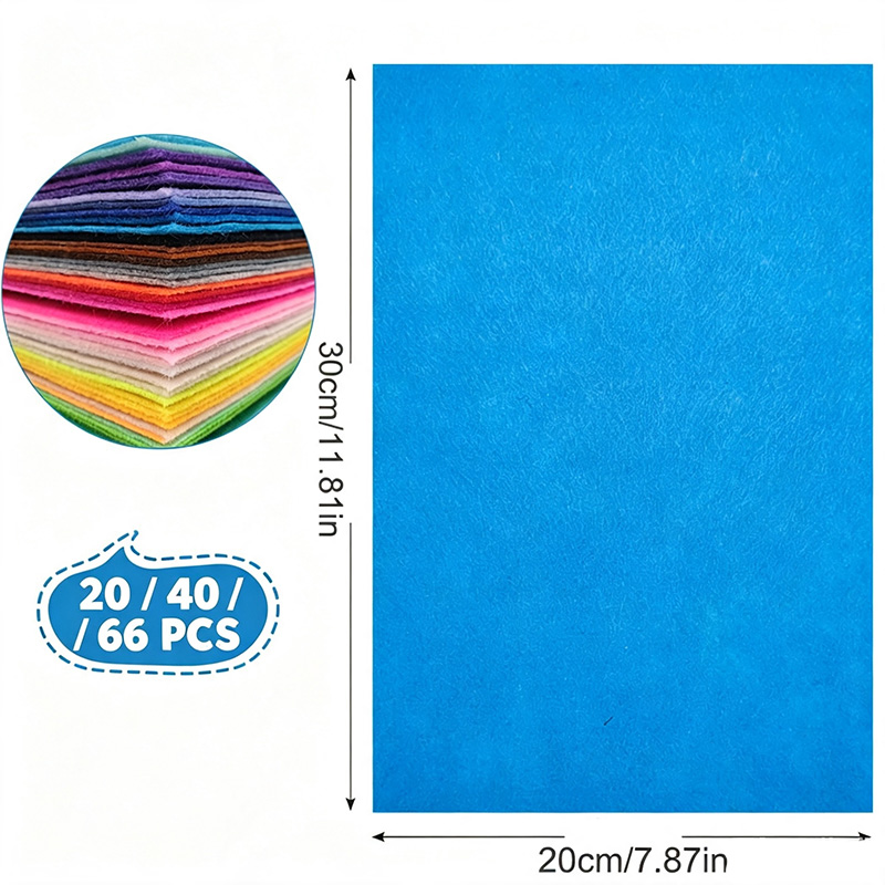 Soft Felt Fabric Sheets in 20/ - Felt Sheet Wool 评论和价格