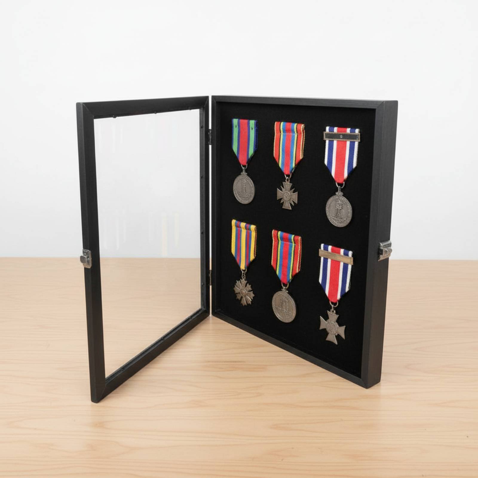 Badge Display Frame Transparen - Frame Display Wood 评论和价格