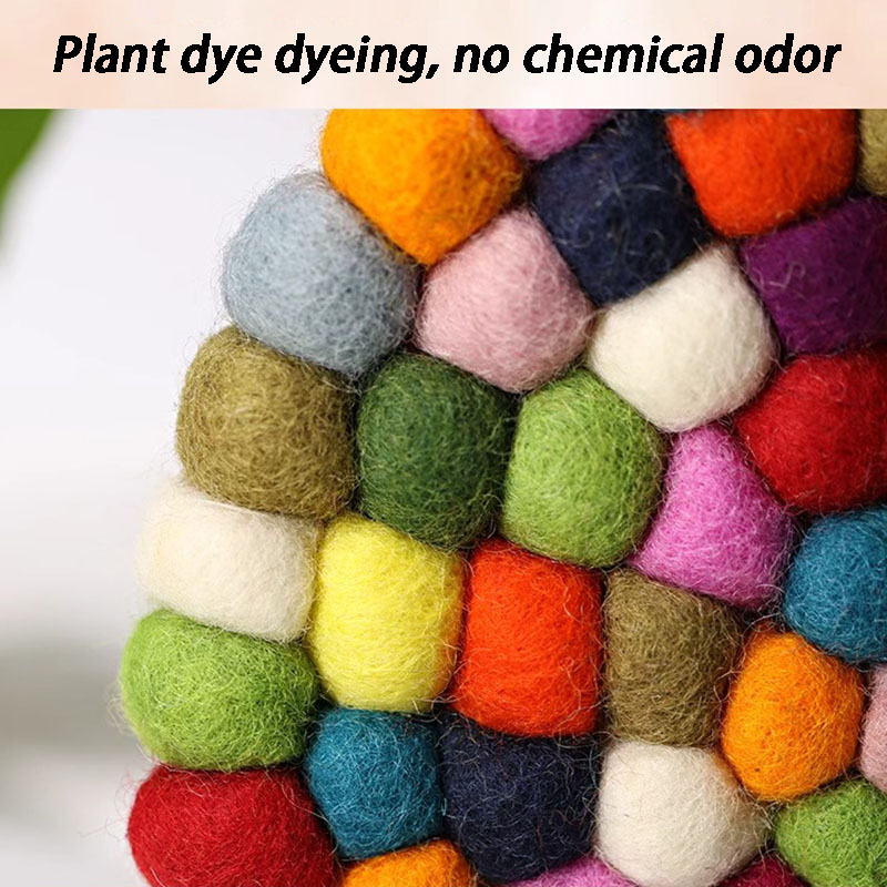 Wool Felt Singing Bowl Mat Han - Felt Sheet Wool 评论和价格